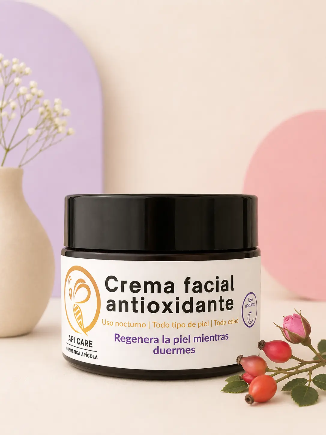 Crema facial antioxidante - noche