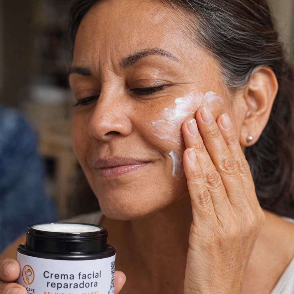 Crema facial reparadora - Imagen 2